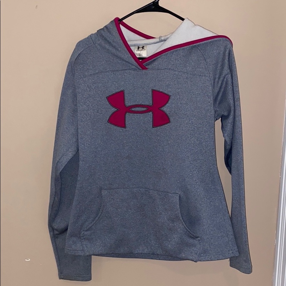 Pink Under Armour Hoodie